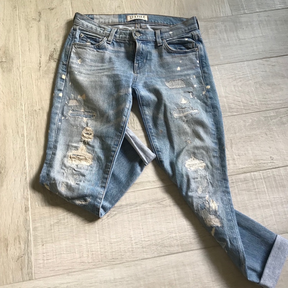 Elizabeth And James Textile Boyfriend Jeans